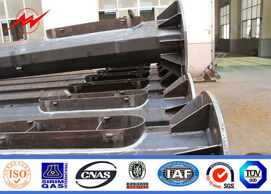 η σκόνη 15m έντυσε τον υψηλό υπαίθριο λαμπτήρα Πολωνός ιστών για τη σταθερή φωτισμός σκάλα πάρκων