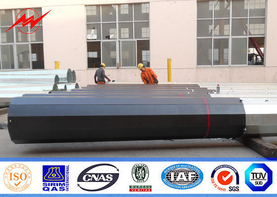 Κωνική 33KV 11m χρησιμότητα Πολωνός χάλυβα για 33KV τη διανομή ηλεκτρικής δύναμης