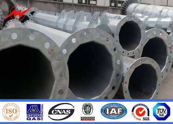 69KV η οκτάγωνη γαλβανισμένη μετάδοση Πολωνοί χάλυβα στεγανοποιεί IP65/IP54