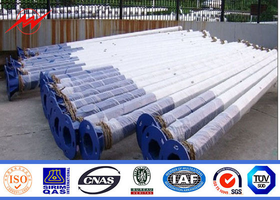 Windproof υψηλός τρόπος 4m σήματα φωτεινού σηματοδότη χάλυβα με το μετα ελεγκτή