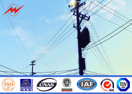 ενιαία ή διπλά υποστηρίγματα Πολωνού επικοινωνίας Πολωνού δύναμης και στοιχείων 13m 6.5KN