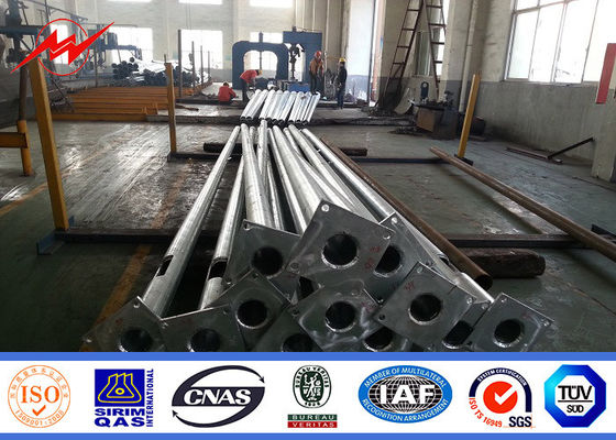 Οκτάγωνος ηλιακός διπλός γαλβανισμένος βραχίονας φωτεινός σηματοδότης Πολωνοί με τη φλάντζα