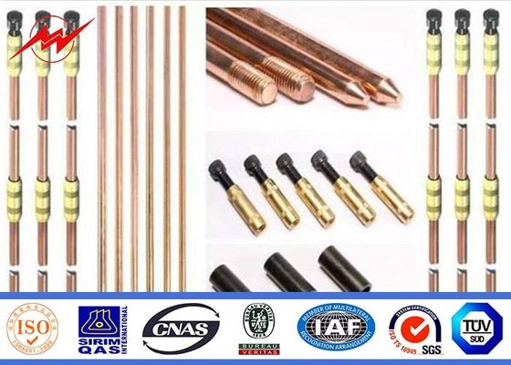 1/2» 5/8» 3/4» επίγεια ράβδος Copperweld που διατηρεί το ODM cOem ανθεκτικότητας