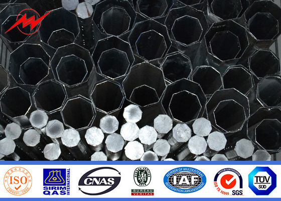 Υπαίθριο 4mm Polygonal Galvanization Πολωνών μετάδοσης χάλυβα 12m