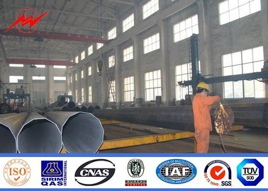 6-12 μέτρα Ζυγισμένος οκτάγωνος πόλος φωτισμού δρόμου με ένα χέρι