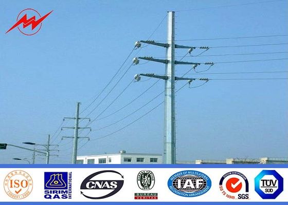 133kv 10m ηλεκτρική δύναμη Πολωνός γραμμών μετάδοσης για τον πύργο πόλων χάλυβα