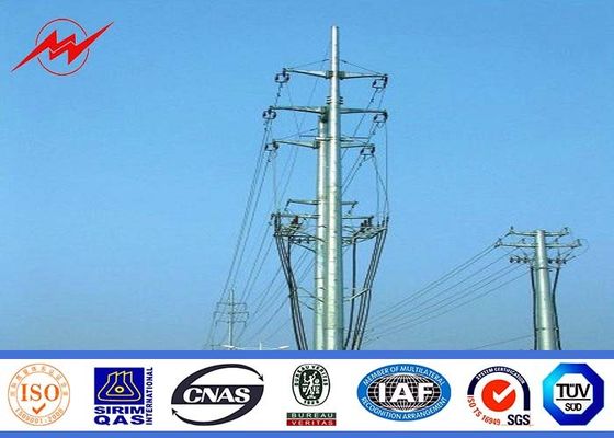 133kv 10m ηλεκτρική δύναμη Πολωνός γραμμών μετάδοσης για τον πύργο πόλων χάλυβα