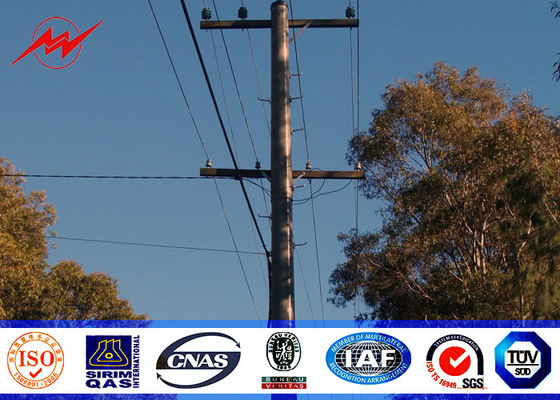 Προσαρμοσμένος 110KV Polygonal φωτισμός Πολωνός εθνικών οδών λαμπτήρων οδών Πολωνού χάλυβα σωληνοειδής