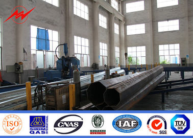 60FT 70FT 75FT 1200kg Ζυγισμένες πόλεις από χάλυβα για ηλεκτρικές γραμμές μεταφοράς
