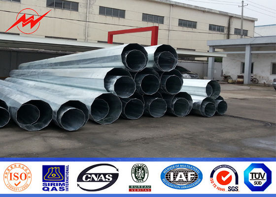 Πολυ δευτερεύουσα 55FT 20KN Galvanization καυτής εμβύθισης Πολωνών χρησιμότητας μετάλλων επεξεργασία επιφάνειας