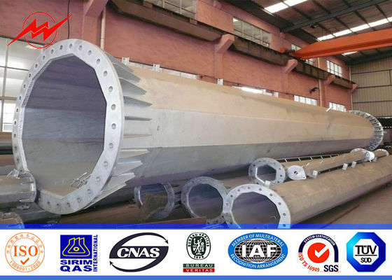 100 σκαλών πόδια τύπων φλαντζών γαλβάνισαν το μονοπωλιακό πύργο κυττάρων για τους ιστούς κινητών τηλεφώνων