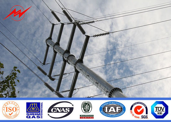 AWS D1.1 16m ηλεκτροφόρο καλώδιο Πολωνός 6.9kv/χρησιμότητα Πολωνοί χάλυβα για τη εξορυκτική βιομηχανία