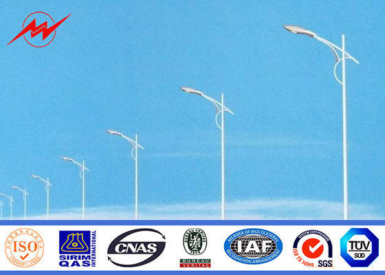 S235 γαλβανισμένος φωτισμός οδών καυτής ΕΜΒΥΘΙΣΗΣ Πολωνών χάλυβα Πολωνοί 5m πάχος 3mm