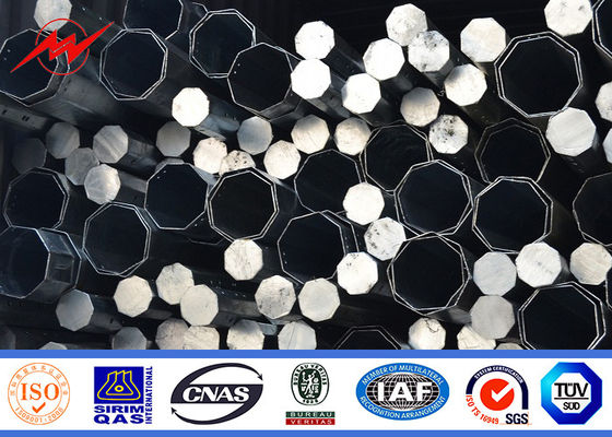 Q345 Polygonal χάλυβας σωληνοειδής Πολωνός 12M 6.5KN με Galvanization 15 έτη εξουσιοδότησης