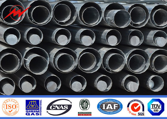 Q345 Polygonal χάλυβας σωληνοειδής Πολωνός 12M 6.5KN με Galvanization 15 έτη εξουσιοδότησης