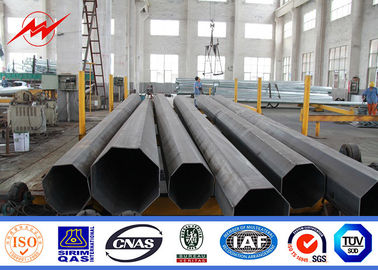 Επαγγελματικός ASTM A123 Ζυγισμένος σιδηροδρομικός στύλος για μετάδοση και φωτισμό στις Φιλιππίνες