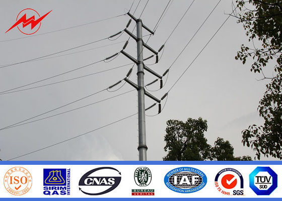 10.5m 300 Dan Steel Power Pole Galvanization για το ηλεκτρικό πρόγραμμα εξωτερικού