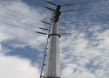 Επαγγελματικός ASTM A123 Ζυγισμένος σιδηροδρομικός στύλος για μετάδοση και φωτισμό στις Φιλιππίνες