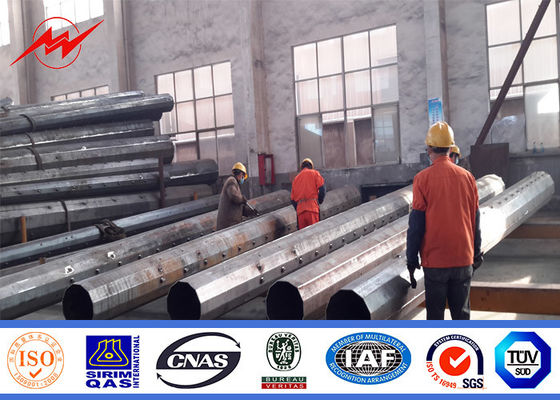 Το οκτάγωνο ύψος 15m εκλέπτυνε τη χρησιμότητα Πολωνός χάλυβα με το πάχος 2.75mm φορτίο 850 κλ