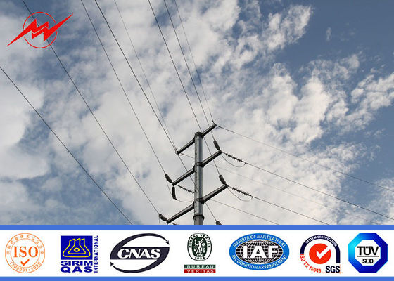 10kv - γαλβανισμένος χάλυβας Πολωνοί 3mm καυτής εμβύθισης 550kv πάχος για τη γραμμή διανομής