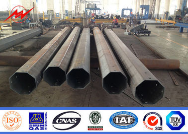 12m 800 Dan Octagonal Utility Power Poles καυτή εμβύθιση που γαλβανίζεται