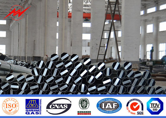 10m 12m ηλεκτρική δύναμη Πολωνός γραμμών 133kv μετάδοσης για τον πύργο Πολωνού χάλυβα