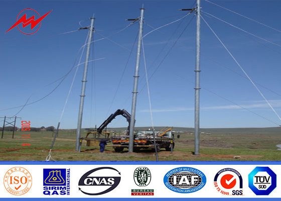 Galvanization καυτής εμβύθισης 95FT NGCP Φιλιππίνες δύναμη Πολωνοί AWS Δ 1,1 χάλυβα