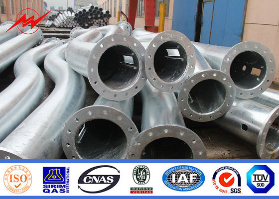 κωνικός γαλβανισμένος χάλυβας φωτεινός σηματοδότης Πολωνοί 6M 7M 8M τύπων Q235