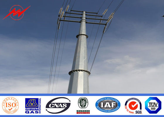 Γαλβανισμένη ηλεκτρική δύναμη Πολωνός 69kv NFA91121 μετάδοσης καυτής εμβύθισης