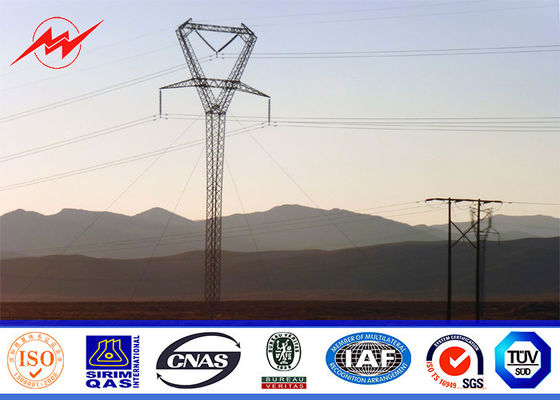 Η Polygonal χρησιμότητα Πολωνοί χάλυβα μετάλλων 70FT 69kv γαλβάνισε τα πρότυπα επεξεργασίας επιφάνειας δομών ASTM A123