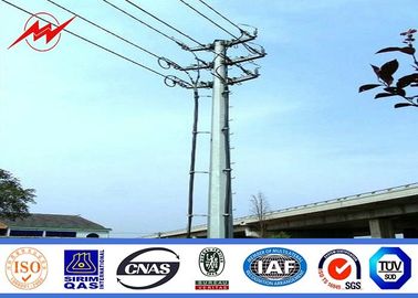 ASTM A123 69KV 30kM οκτάγωνο 12 πόδι γαλβάνισε Πολωνό για την οδό/τον κήπο/το τετράγωνο