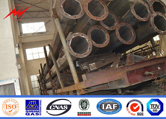 Γαλβανισμένος ηλεκτρικός φωτεινός σηματοδότης Πολωνοί βραχιόνων Q235 ενιαίος με το πάχος 4mm