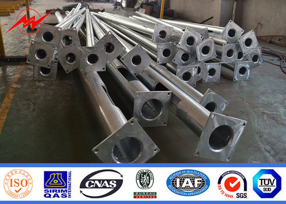IP65 Galvanization καυτής εμβύθισης φωτεινός σηματοδότης Πολωνοί, οδικό ηλεκτρικό φως Πολωνός