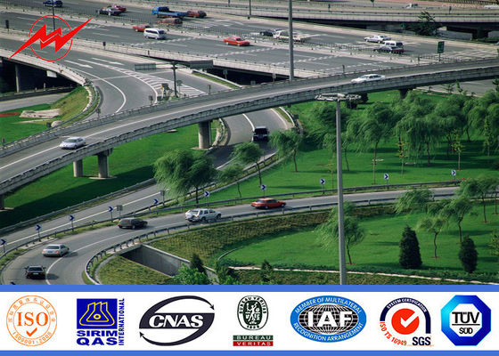 Εξαγωνικός/οκτάγωνος υψηλός ιστός ελαφριοί Πολωνοί 25m 30m με Aotumatic που ανυψώνει το σύστημα