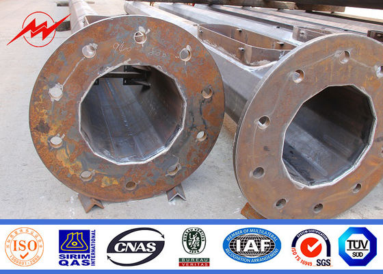 Υψηλό τετράγωνο ιστών/ναυπηγείο/βιομηχανικός φωτεινός σηματοδότης Πολωνοί κωνικός γαλβανισμένος Πολωνός