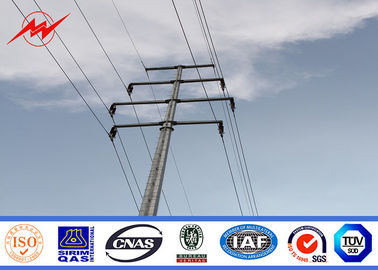 Ο βαθμός 65 χάλυβας 60 FT ύψους γαλβάνισε ηλεκτρικό Πολωνό για τη γραμμή μετάδοσης 138kv
