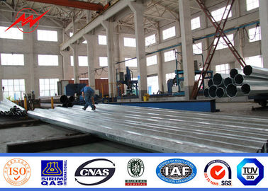 15M 1200 Dan Steel Power Pole, σωληνοειδής χάλυβας Πολωνός με Galvanization την επεξεργασία επιφάνειας