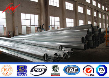 15M 1200 Dan Steel Power Pole, σωληνοειδής χάλυβας Πολωνός με Galvanization την επεξεργασία επιφάνειας