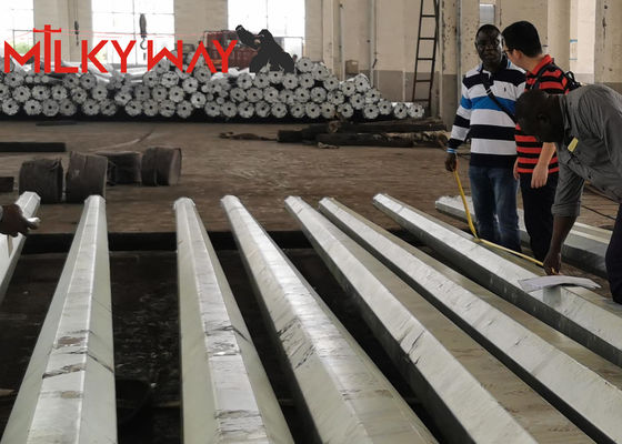 12m 14m 2sections Περιβαλλοντικά φιλικός ηλεκτρικός πόλος για βιώσιμη και πράσινη μεταφορά ενέργειας