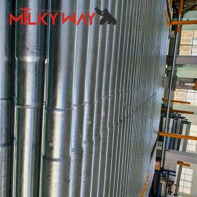 9μm LV Γαλβανισμένος Οκταγωνικός Χαλύβδινος Στύλος Υπηρεσιών με AWS D1.1 Συγκόλληση και 86μm Γαλβάνισμα