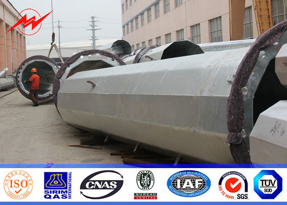 25ft 75ft ηλεκτρικό Concial εκλέπτυναν τη χρησιμότητα Πολωνός, διανομή δύναμης χάλυβα Πολωνός 10kv ~ 550kv χάλυβα