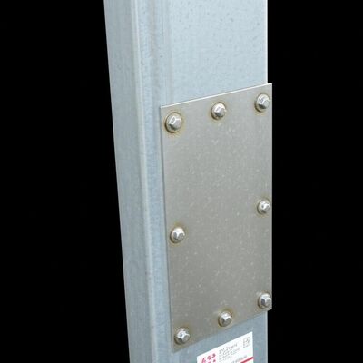 Ενσωματωμένος τύπος εγκατάστασης ηλεκτρικού στύλου σχεδιασμένος με συγκόλληση AWS D1.1 εξασφαλίζοντας ισχυρή υποστήριξη και ηλεκτρική μετάδοση