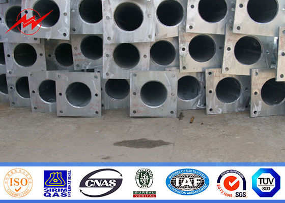 Γαλβανισμένος φωτεινός σηματοδότης Πολωνοί βραχιόνων Q235 ενιαίος με τον κωνικό ελαφρύ βραχίονα μήκους της 3M