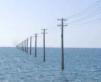 2.75*127*248*10670mm GR, δύναμη Πολωνός Monopoles χάλυβα 345 MPA HDG με AWS D1.1