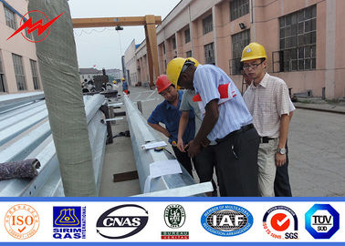 10m 11m Galvanization καυτής εμβύθισης 12m ηλεκτρική δύναμη Πολωνός στηλών