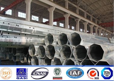 Polygonal Πολωνός πίσσα 9m 12m Q235 για την ηλεκτρική γραμμή μετάδοσης