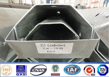 Οκτάγωνα 10m 18m γαλβανισμένο Q235 μέταλλο Πολωνός