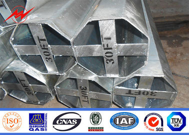 4000 Dan Electrical Transmission Poles καυτή εμβύθιση που γαλβανίζεται με τα εξαρτήματα