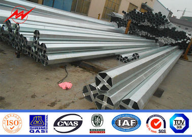 4000 Dan Electrical Transmission Poles καυτή εμβύθιση που γαλβανίζεται με τα εξαρτήματα