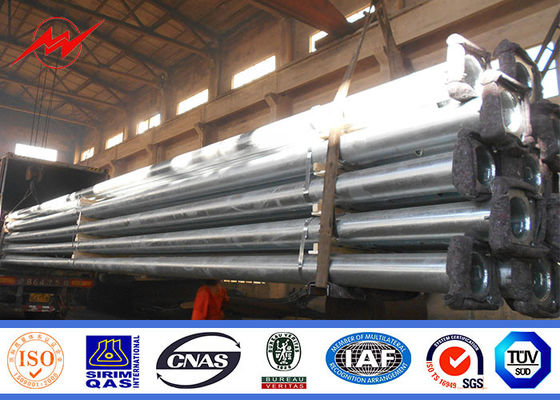Galvanization καυτής εμβύθισης 10m 11m στήλη Πολωνών ηλεκτρικής δύναμης για την Ουρουγουάη